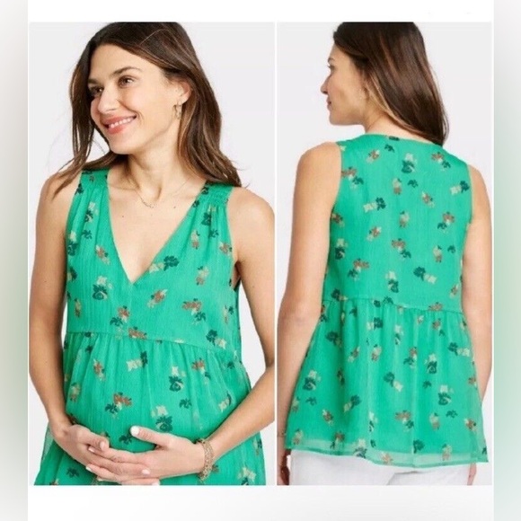 The Nines by HATCH Tops - The Nines by Hatch Maternity Sleeveless Blouse